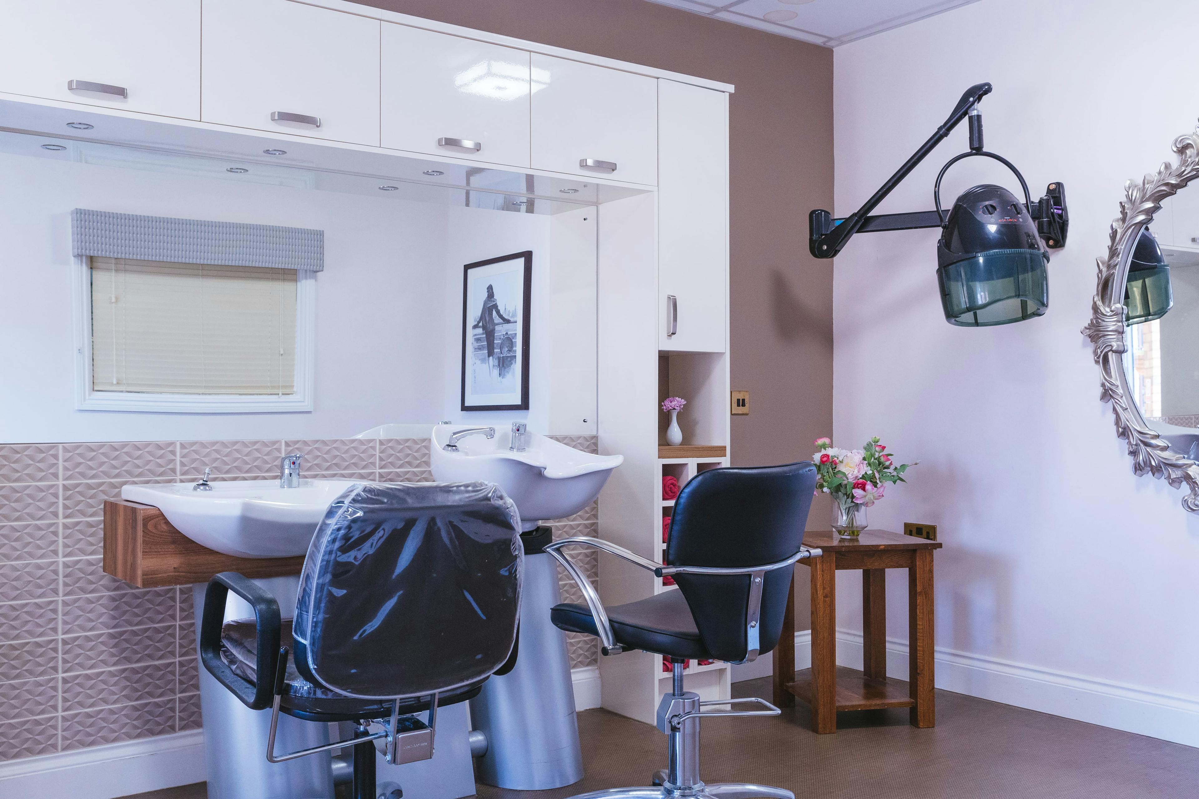 Salon at Rose Lodge Care Home in Wisbech, Cambridgeshire