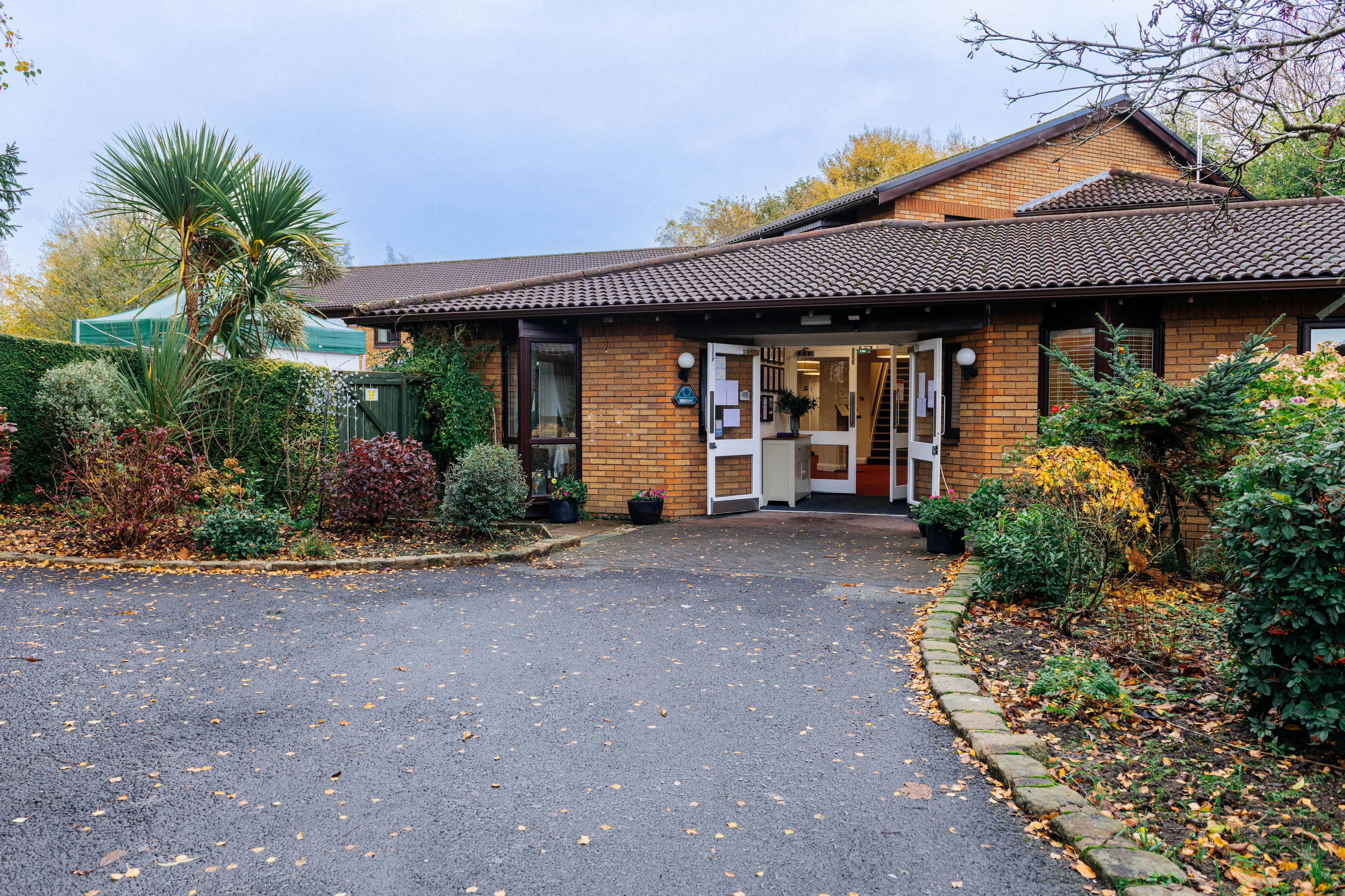Exterior of  Sherwood Court Care Home in Fulwood, Preston