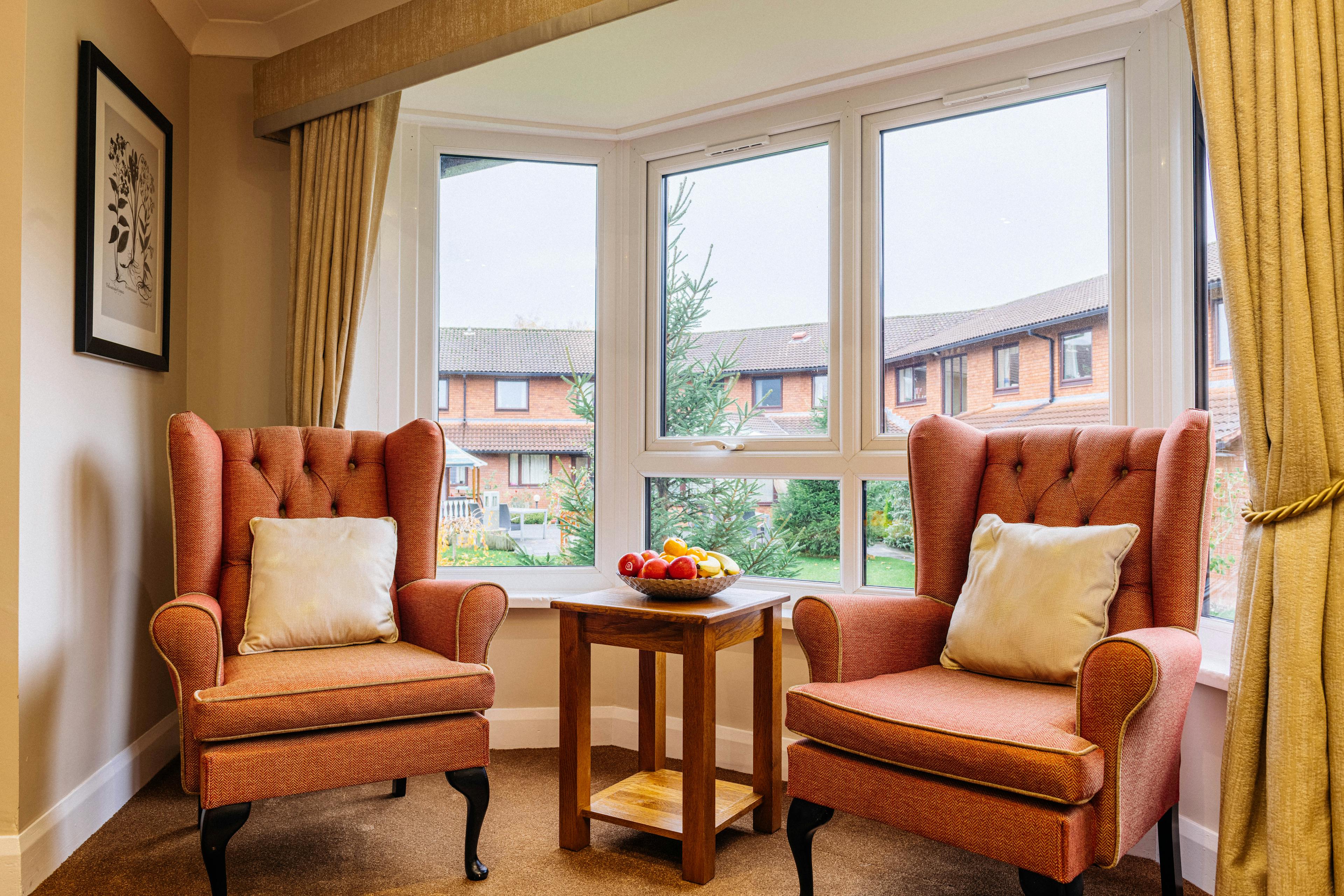 Communal Area at Sherwood Court Care Home in Fulwood, Preston