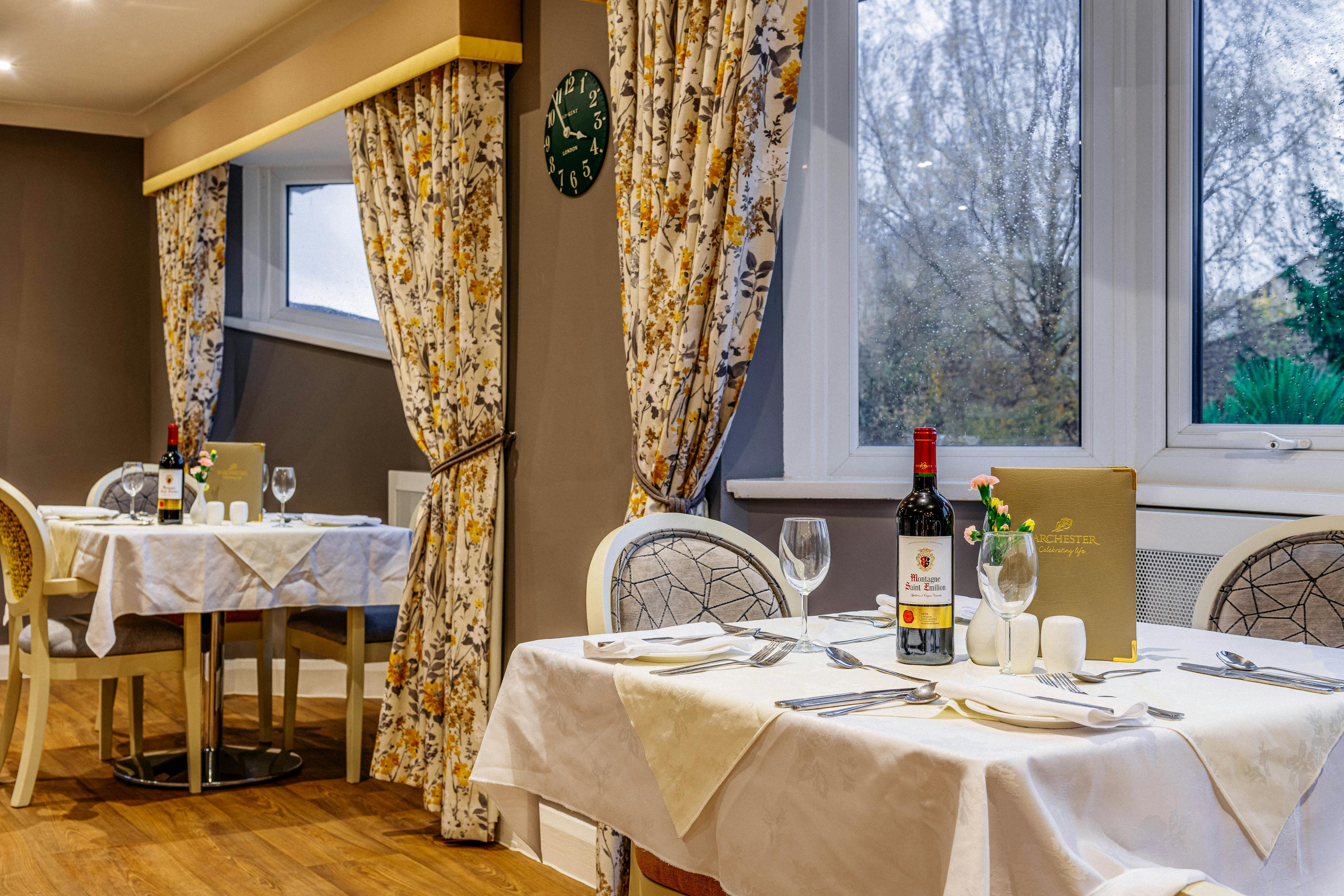 Dining Room at Sherwood Court Care Home in Fulwood, Preston