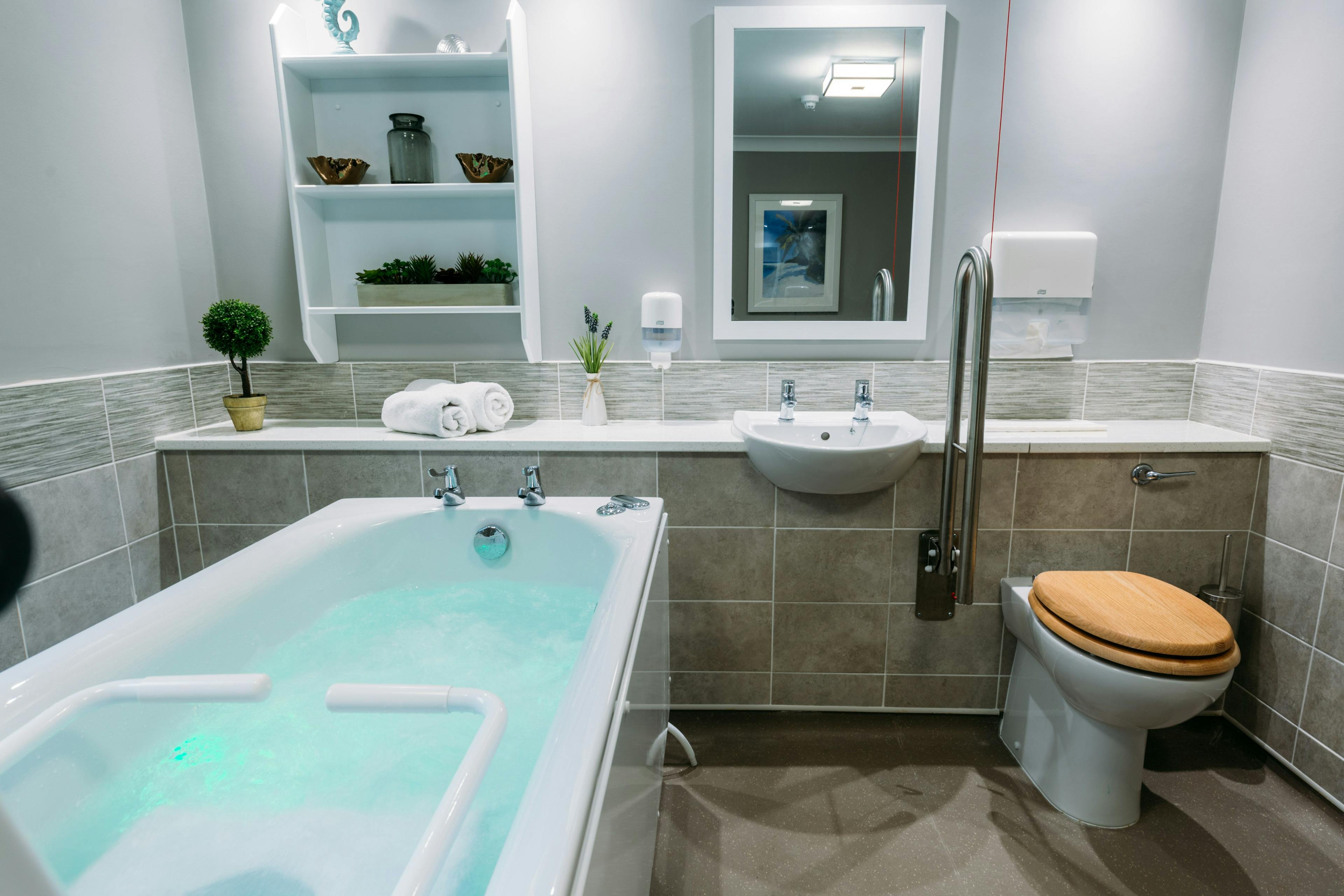 Spa Bathroom at South Grange Care Home in The City of Dundee, Scotland