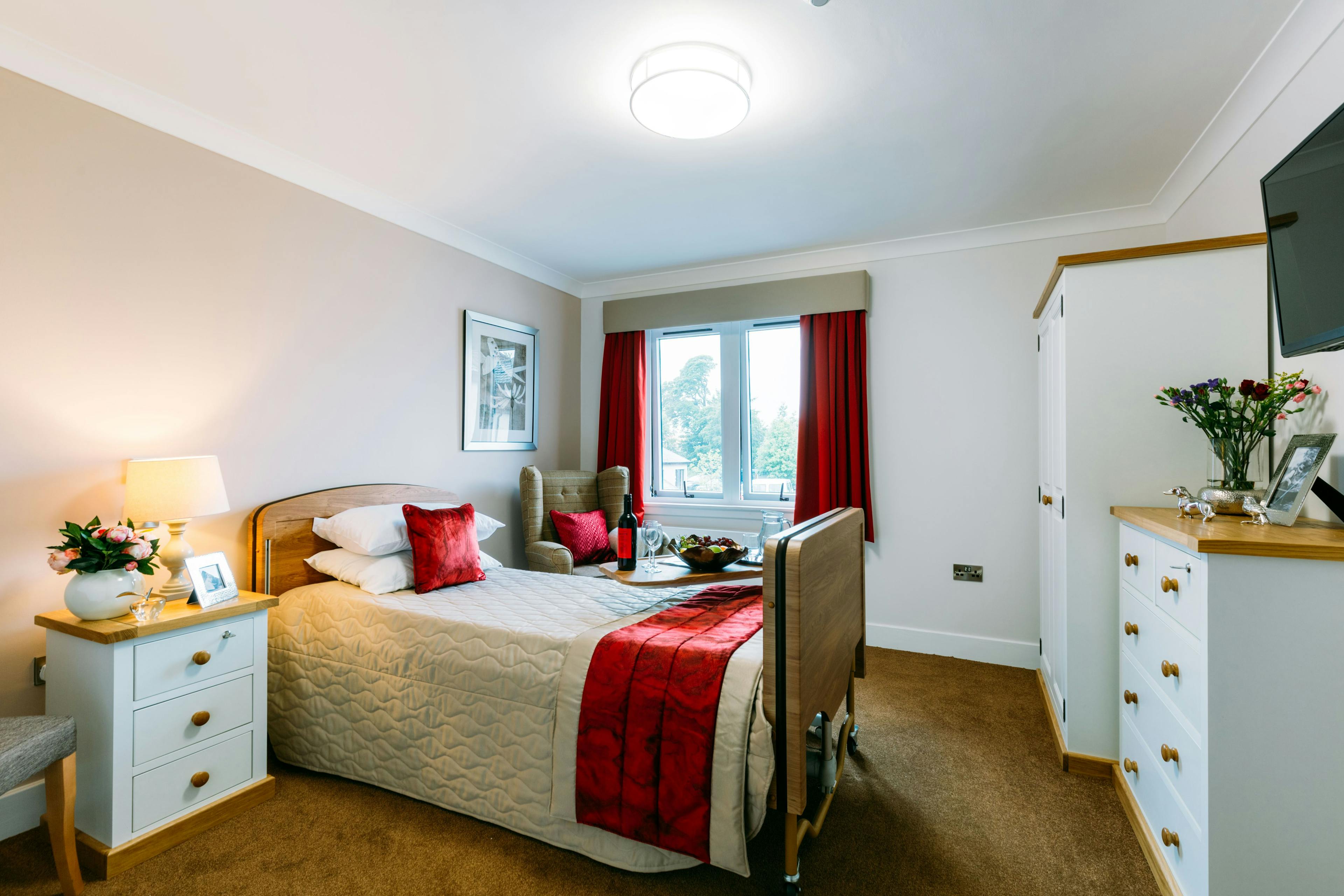 Bedroom at South Grange Care Home in The City of Dundee, Scotland