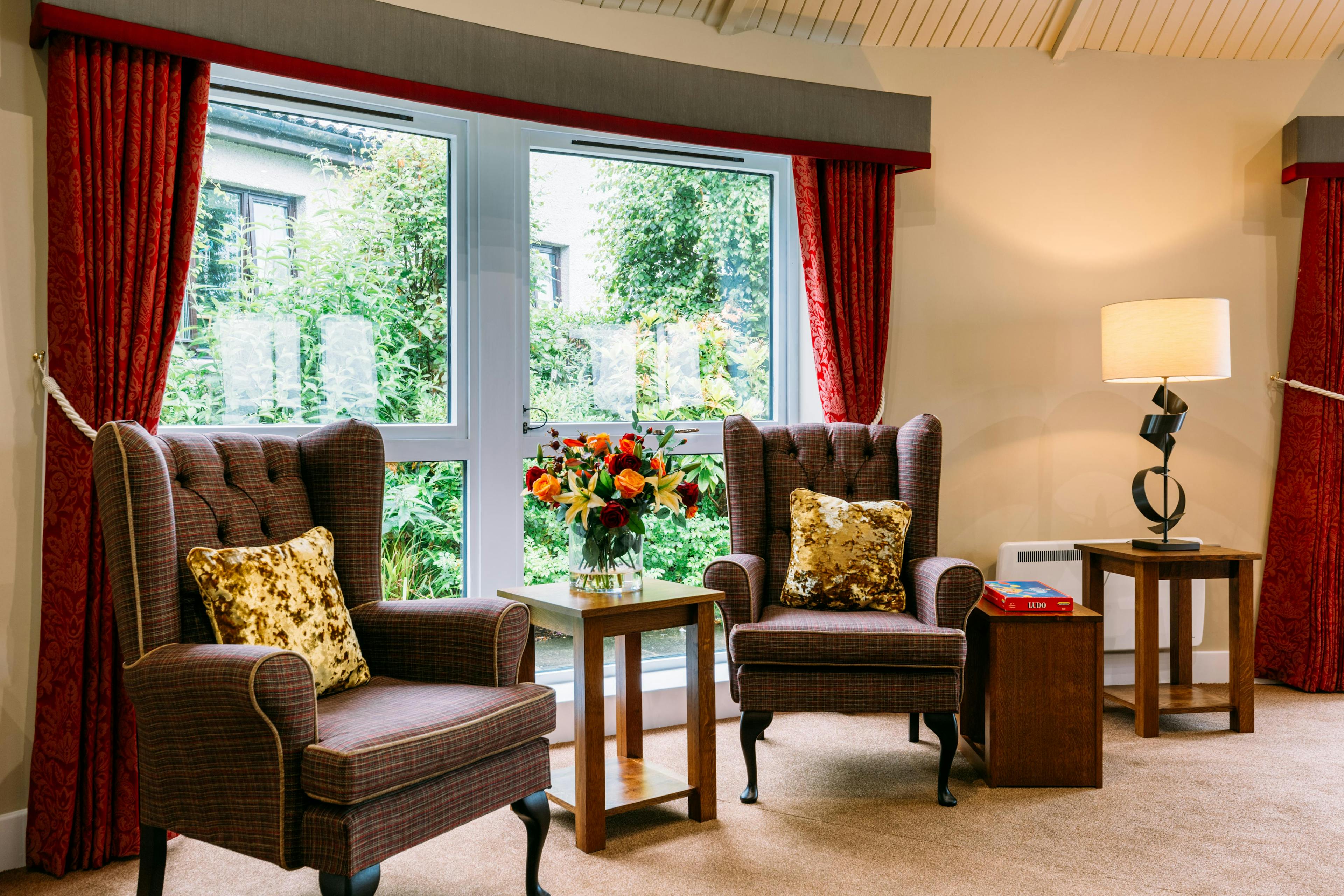 Communal Area at South Grange Care Home in The City of Dundee, Scotland