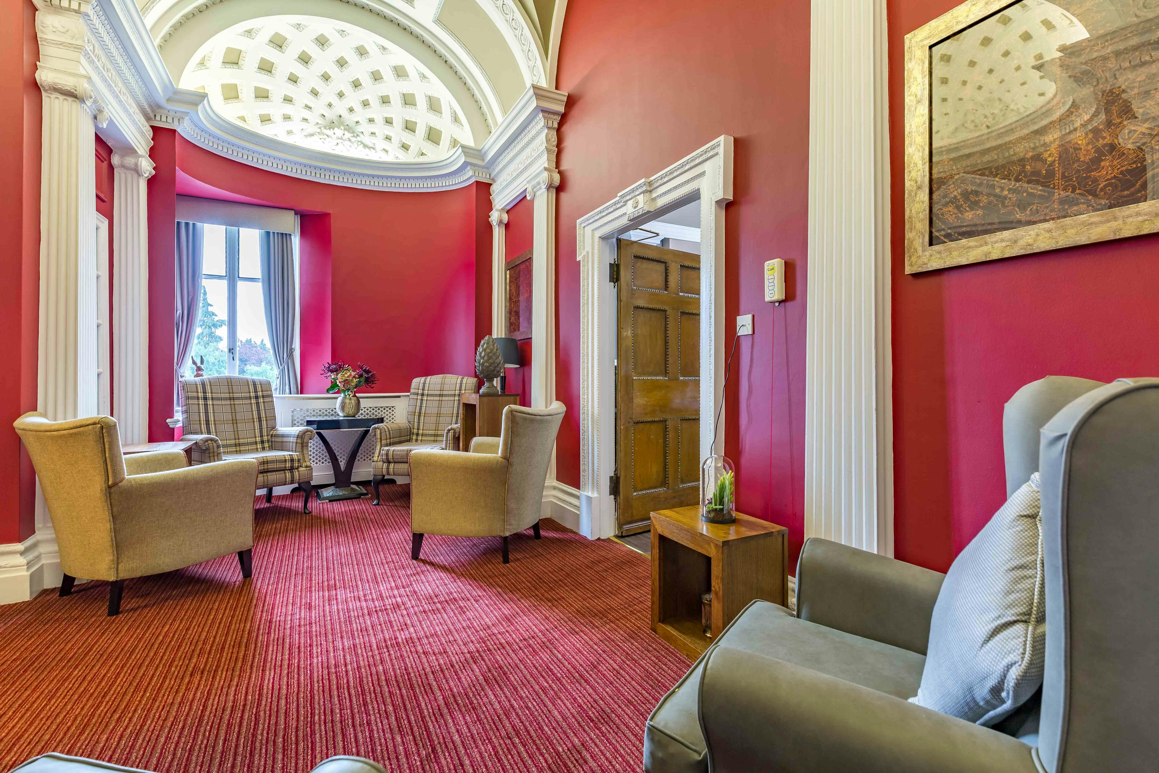 Communal Lounge at Southgate Beaumont Care Home in London, England
