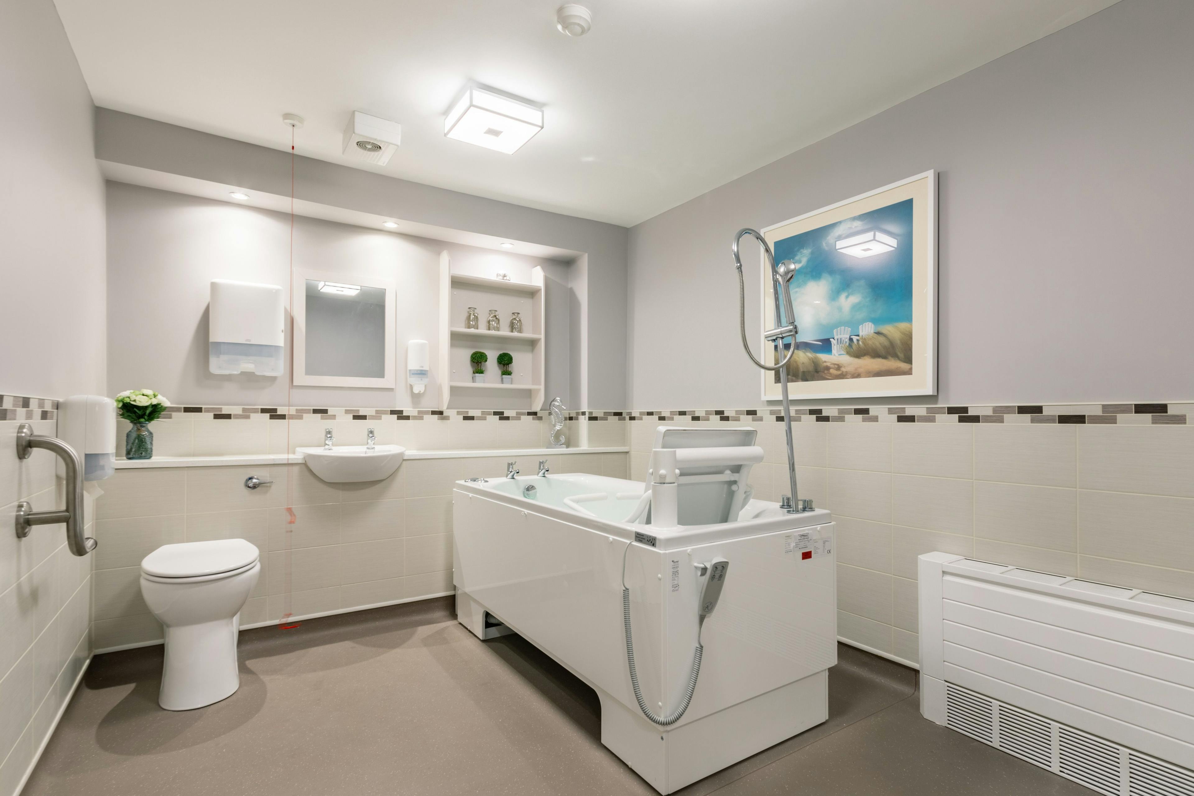 Spa Bathroom at Stamford Bridge Beaumont Care Home in York, North Yorkshire