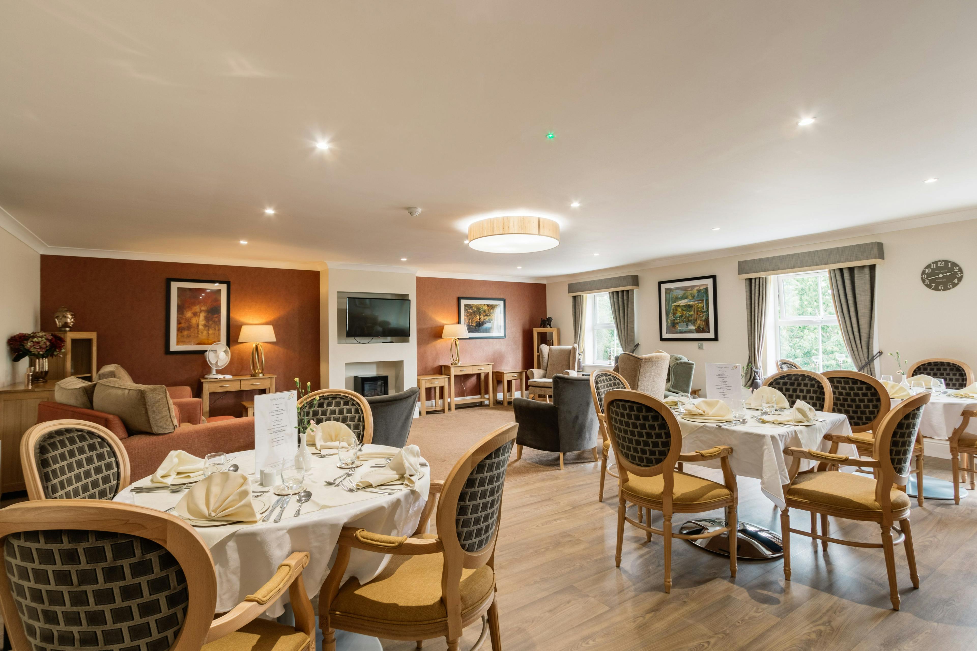 Dining Room at Stamford Bridge Beaumont Care Home in York, North Yorkshire