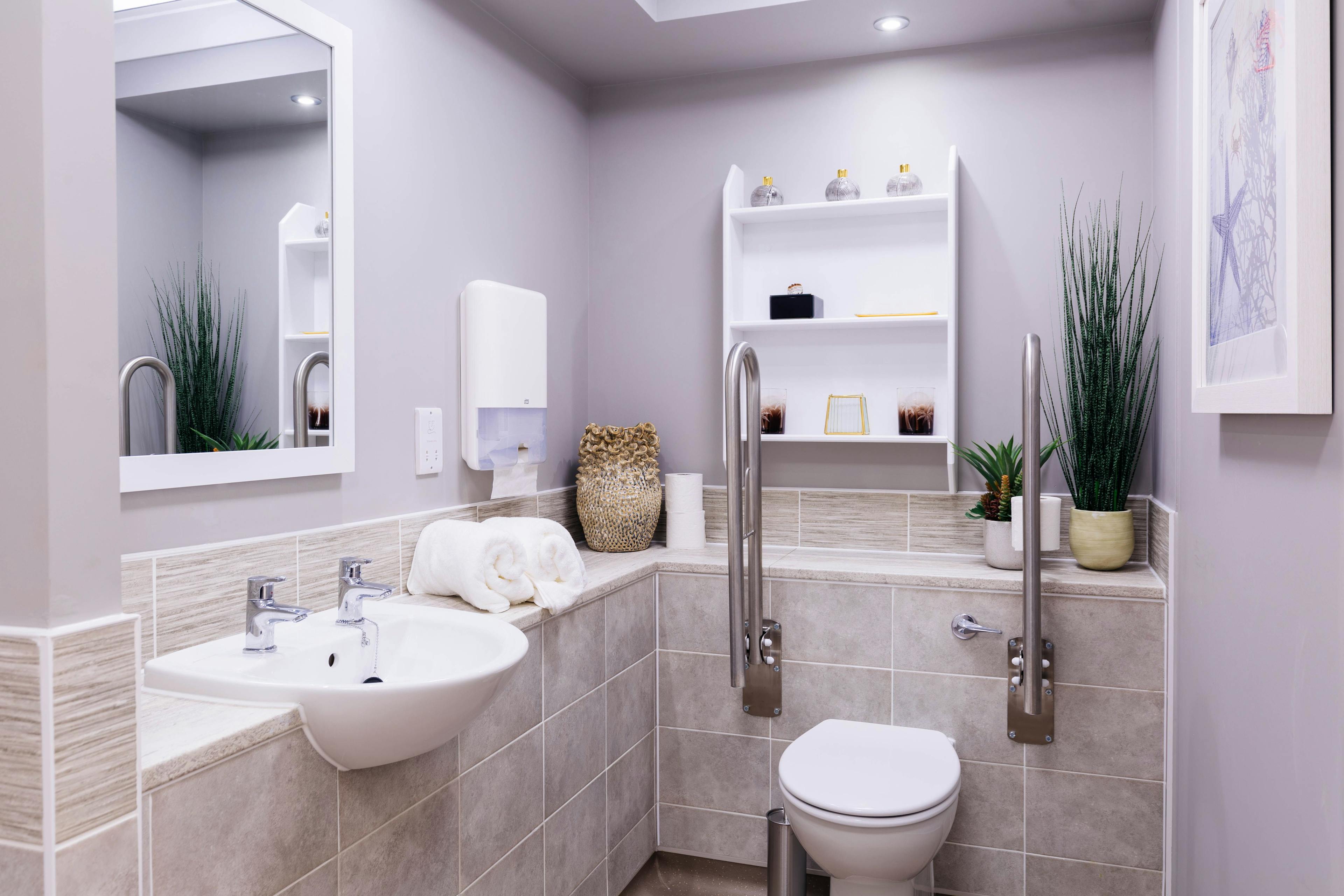 Bathroom of Upton Bay Care Home in Poole, Dorset