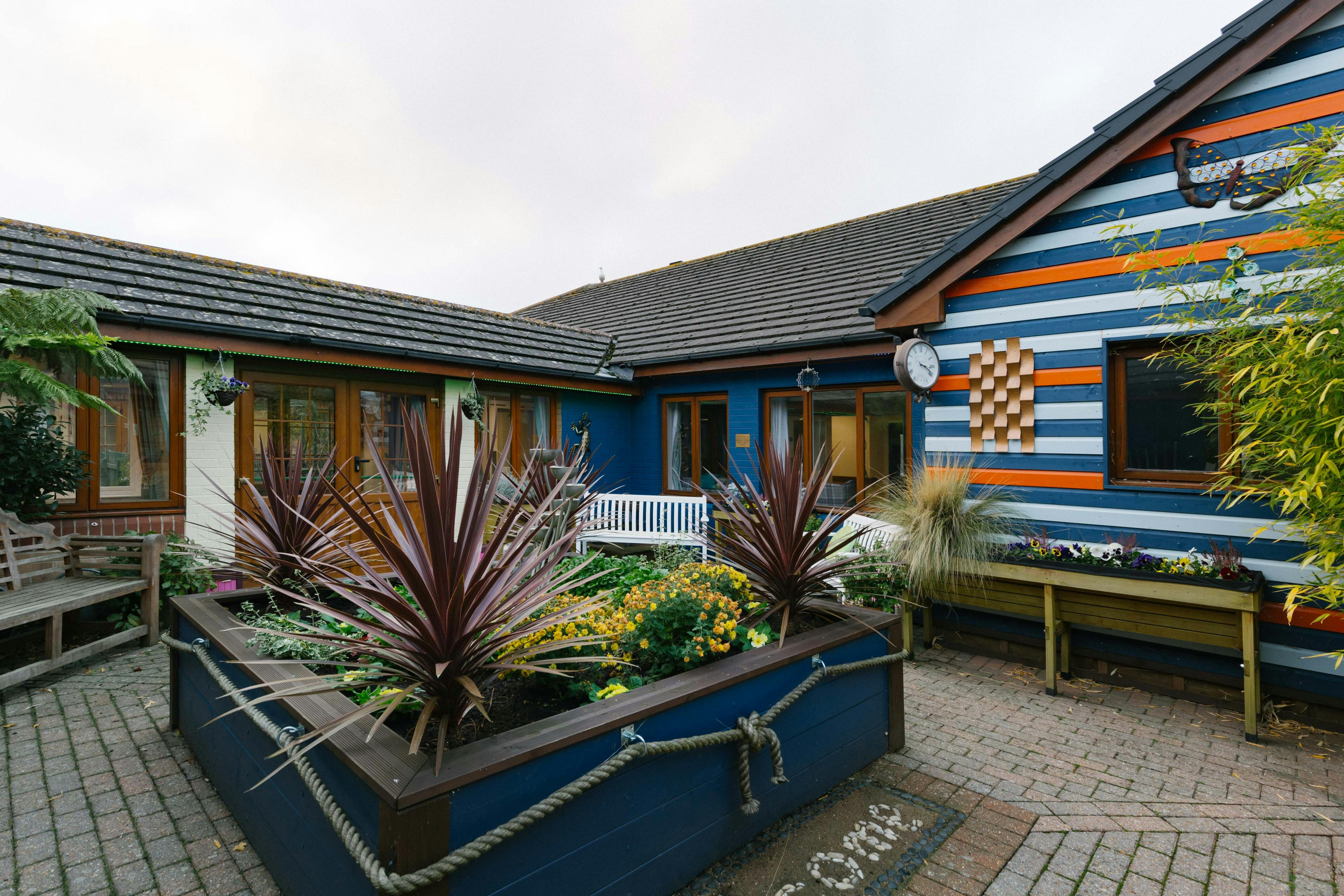 Garden of Vecta House Care Home in Newport, Isle of Wight
