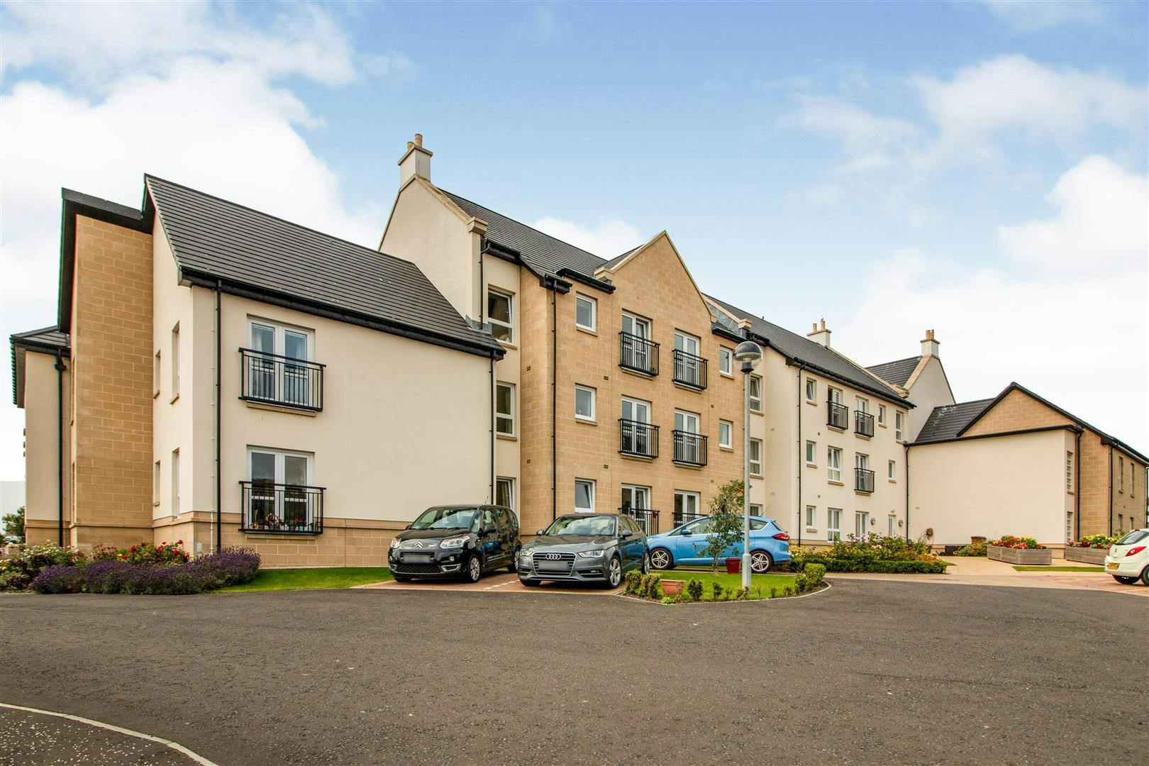 Exterior of Beacon Court Retirement Development in Anstruther, Fife