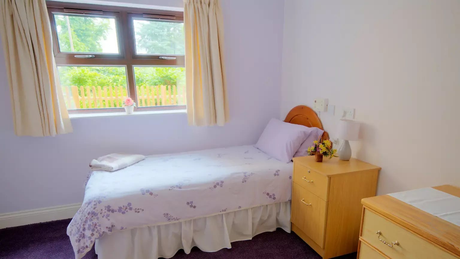 Bedroom of Beane River View care home in Hertford, Hertfordshire