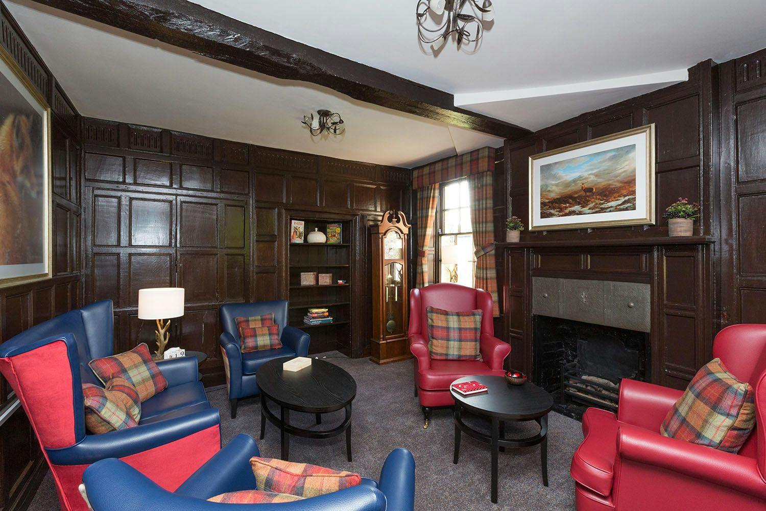 Communal Lounge at Beech House Care Home in Market Drayton, Shropshire
