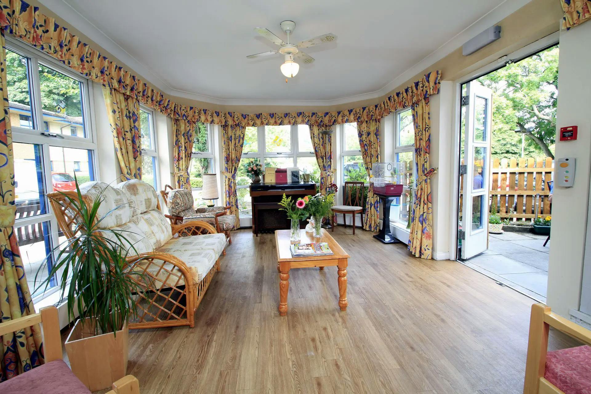 Communal Lounge at Beechwood Care Home in Alloa, Clackmanshire