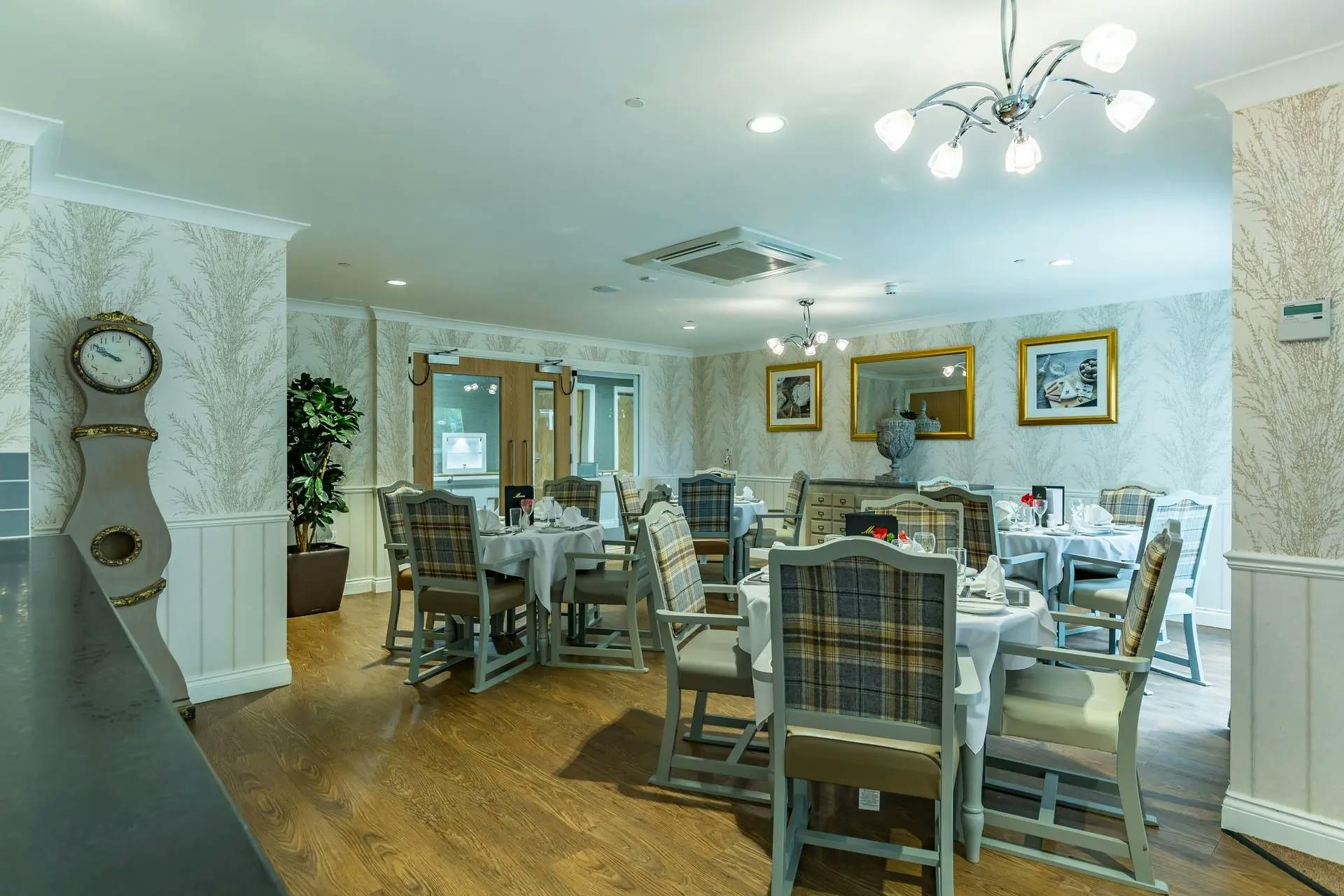 Dining Room at Belmont House Care Home in Sutton, Greater London