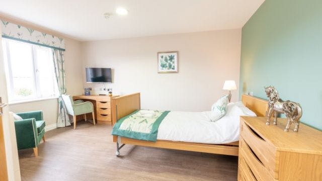Bedroom at Belmont House Care Home in Harrogate, North Yorkshire