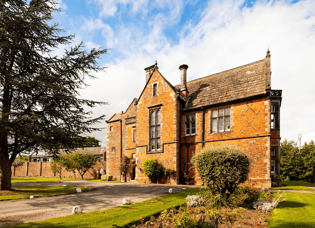 Exterior of Bilton Hall in Harrogate, Yorkshire