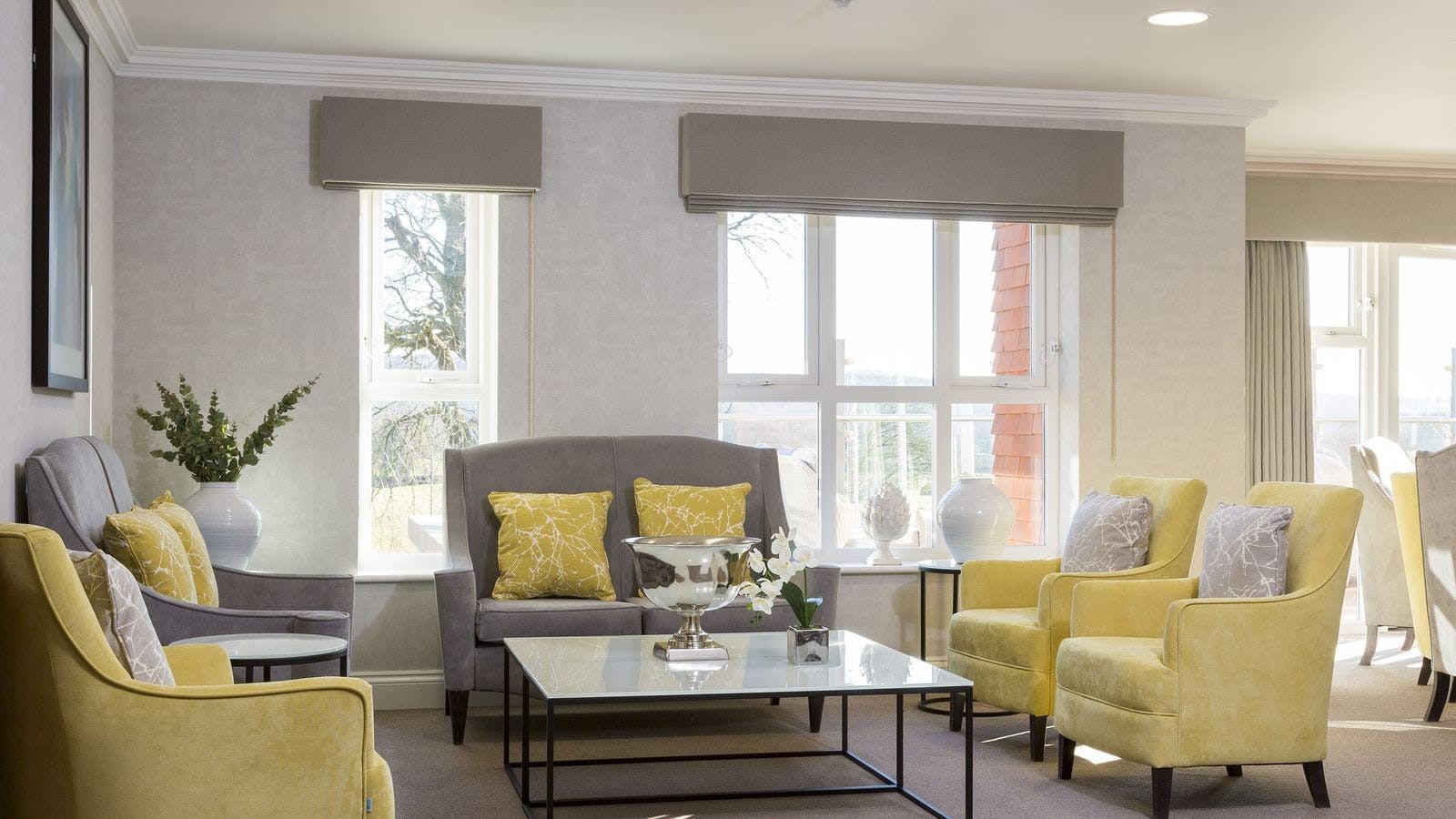 Communal Lounge at Blenheim Court Care Home in Liss, East Hampshire