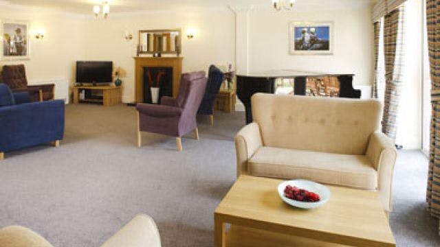 Communal Lounge at Bowerfield Court Care Home in Stockport, Greater Manchester