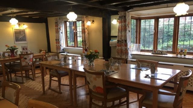 Dining Room at Bridge House Care Home in Godalming, Surrey