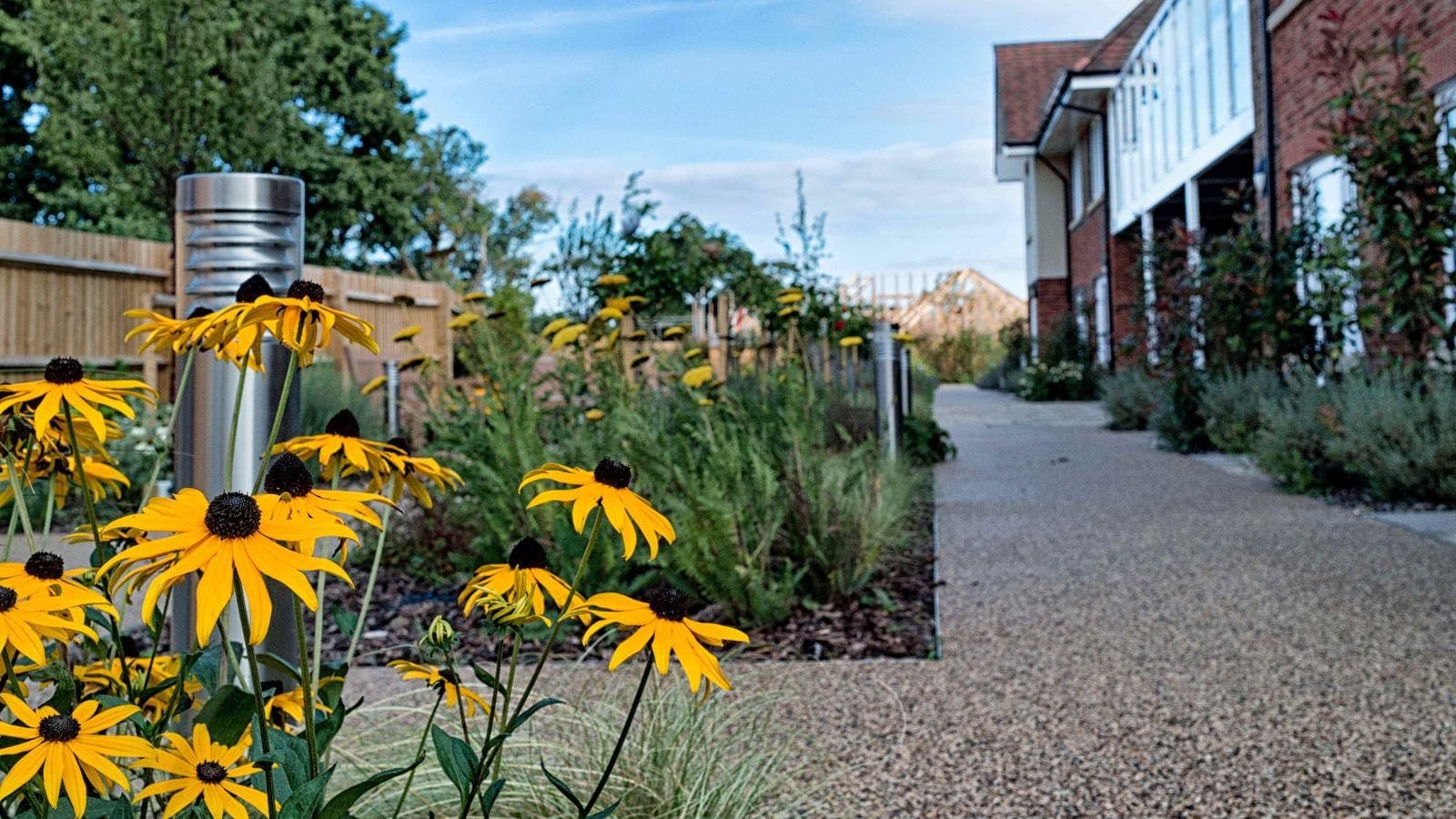 Garden at Broadbridge Care Home in Horsham, West Sussex