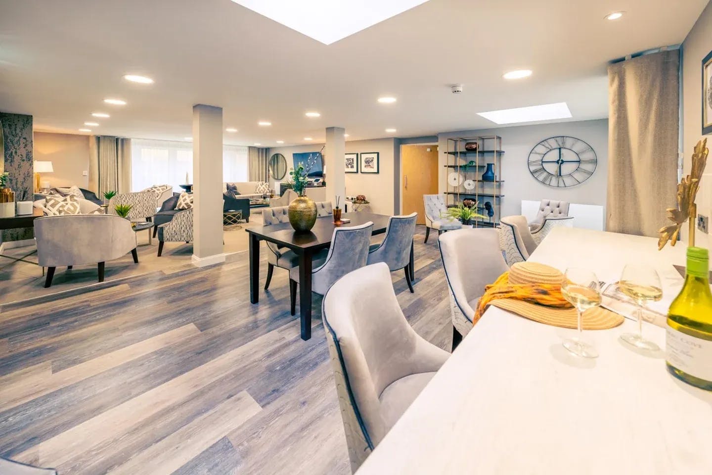 Communal Lounge at Brook Meadows Retirement Development in Cheshire, North West England