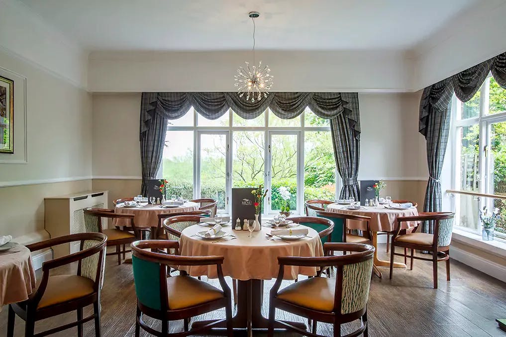 Dining Room at Brooklands Care Home in Norwich, Norfolk
