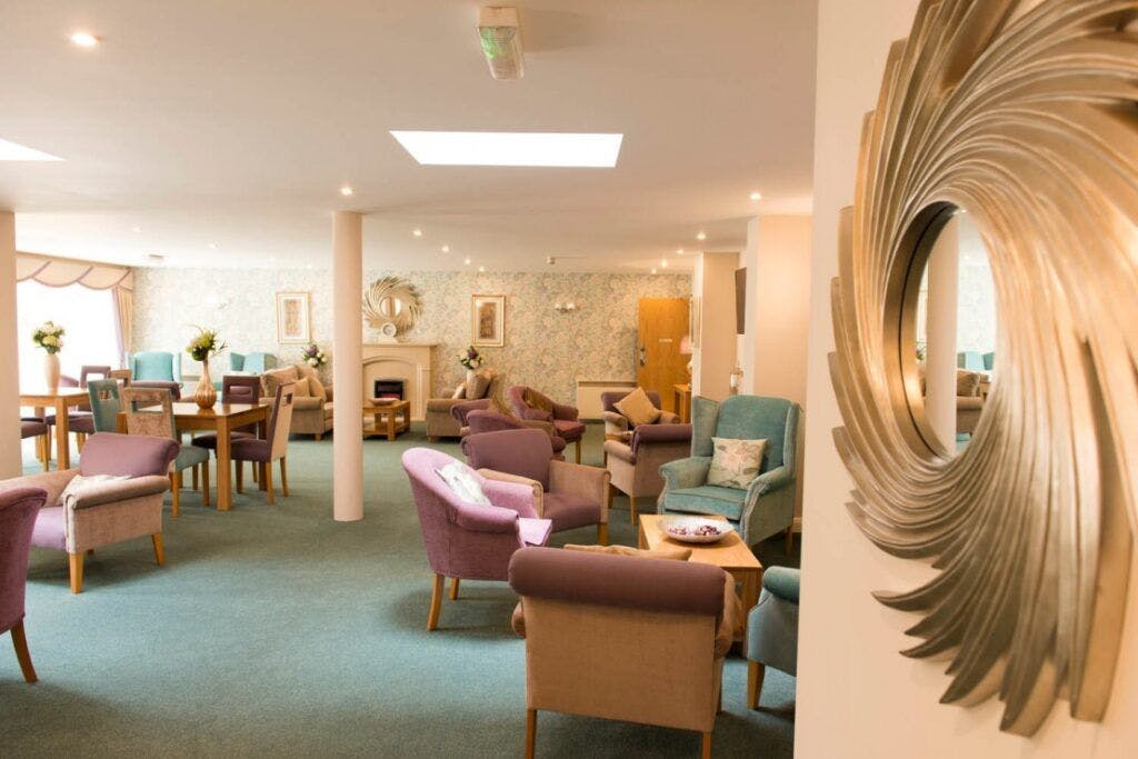 Communal Lounge at Brunlees Court Retirement Development in Southport, Sefton