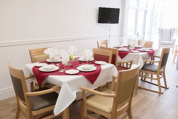 Dining Room at Westcombe Park Care Home in London, England