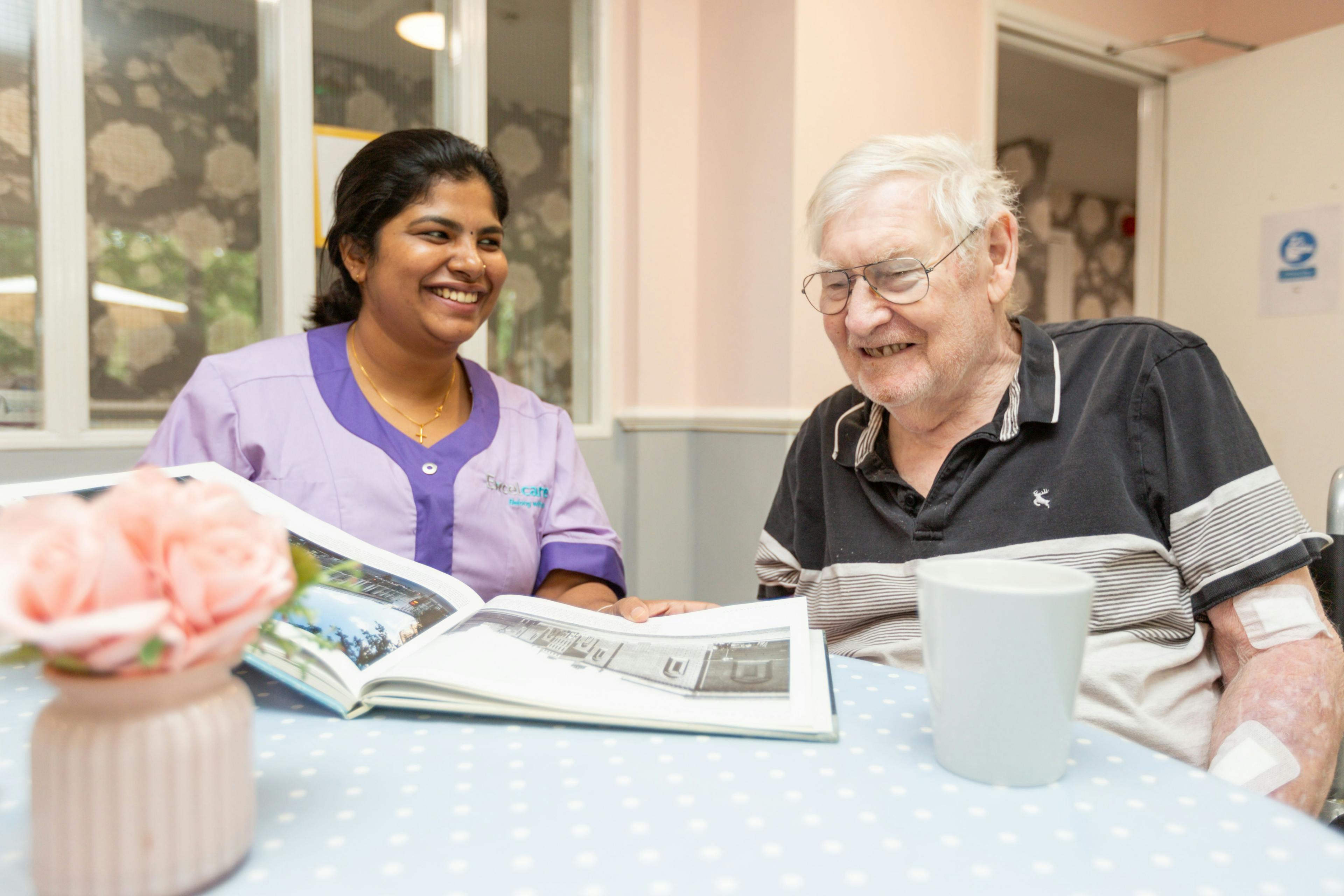 Residents at Buchan House care home in Cambridge