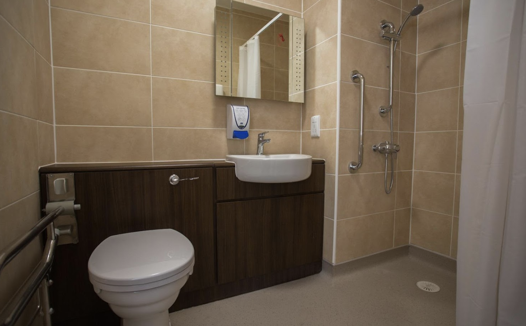 Bathroom of Ardenlea Grove care home in Solihull, West Midlands