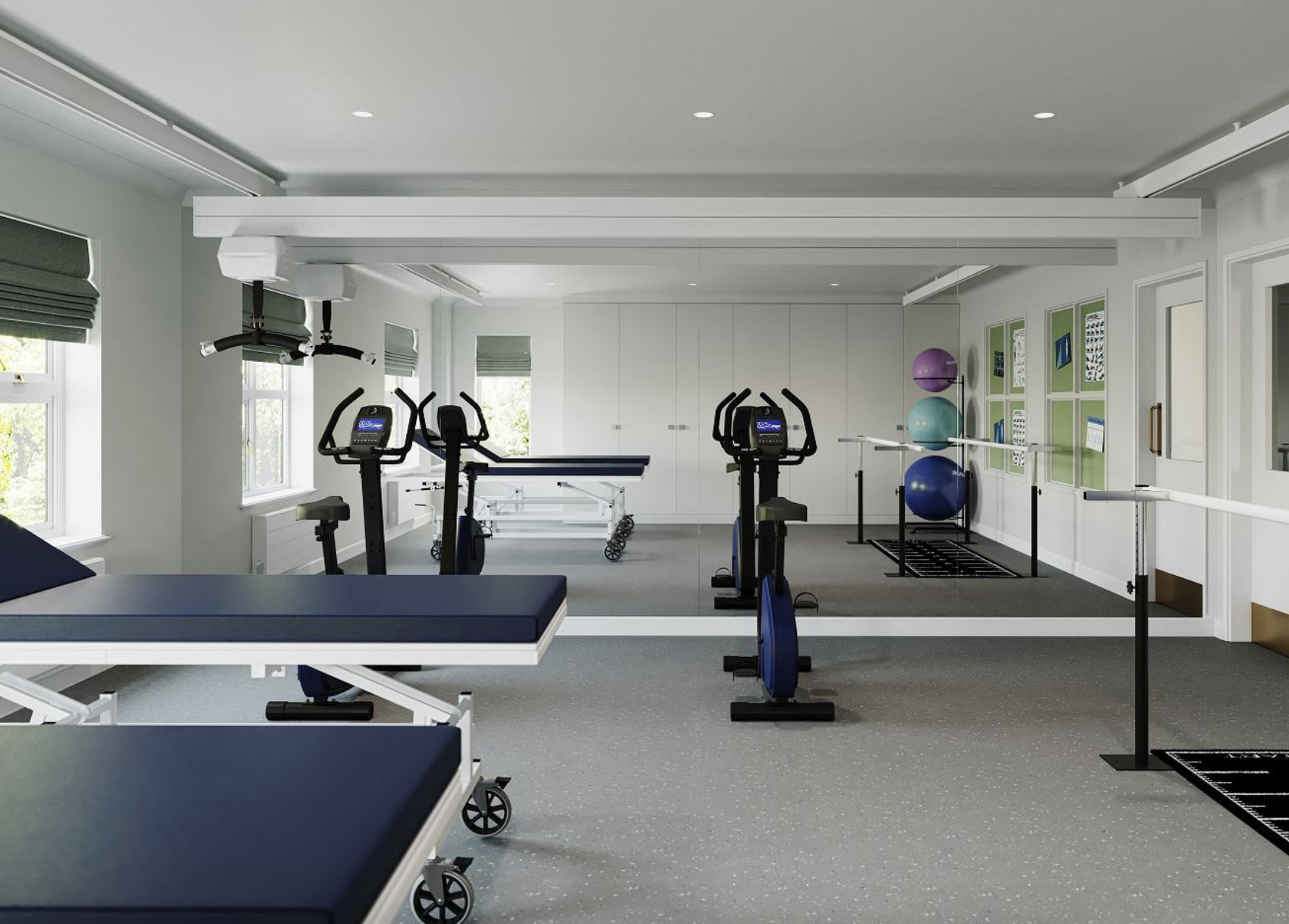 Gym at Beacher Hall Care Home in Reading, Berkshire