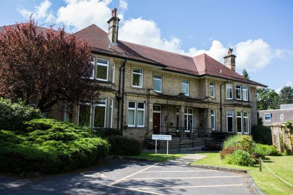 Exterior photo of Cottingley Hall Care Home in Bingley, Bradford