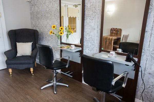 Salon at Edmund House Care Home in Scunthorpe, North Lincolnshire
