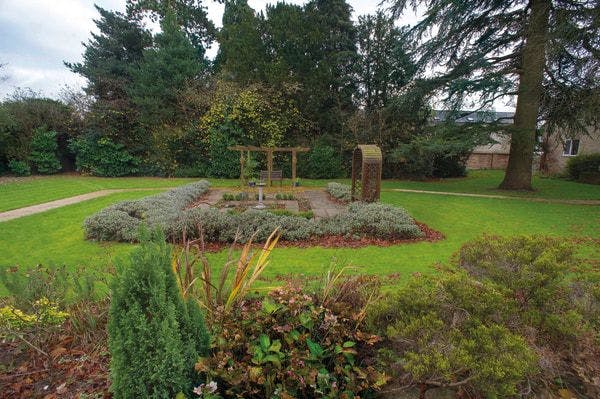 Garden at  Elm Grove Care Home in Cirencester, Gloucestershire