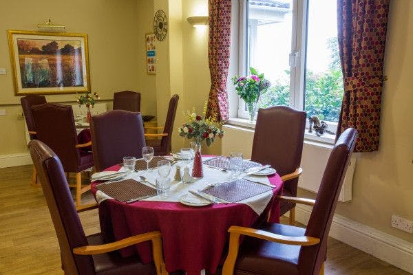 Dining Room at Norewood Lodge Care Home in Portishead, Bristol