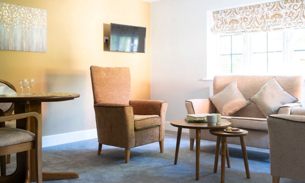 Communal Lounge at Brownscombe Care Home in Haslemere, Waverley