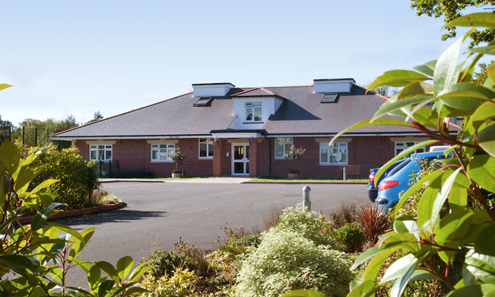Exterior of Kings Lodge Care Home in West Byfleet, Surrey