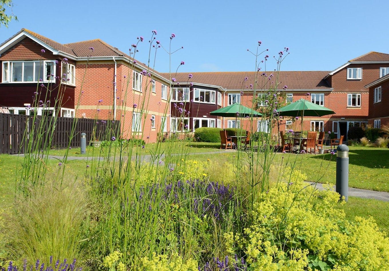 Exterior of Talbot View care home in Bournemouth, Hampshire