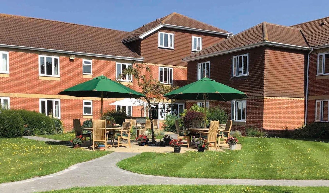 Exterior of Talbot View care home in Bournemouth, Hampshire
