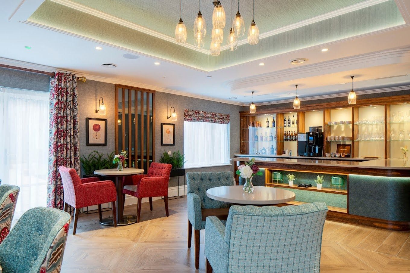 Bar at Cavell Park Care Home in Maidstone, Kent