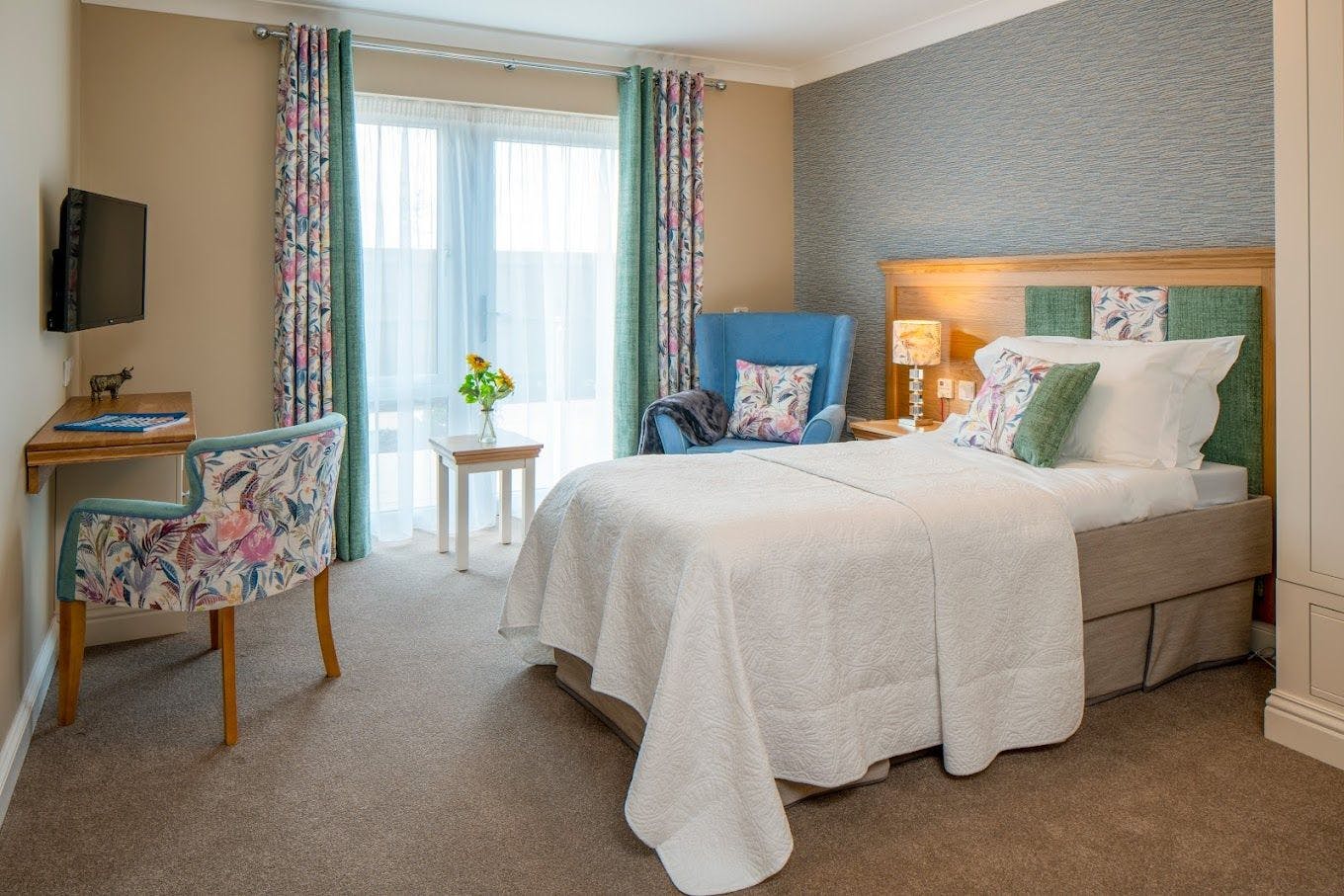 Bedroom at Cavell Park Care Home in Maidstone, Kent