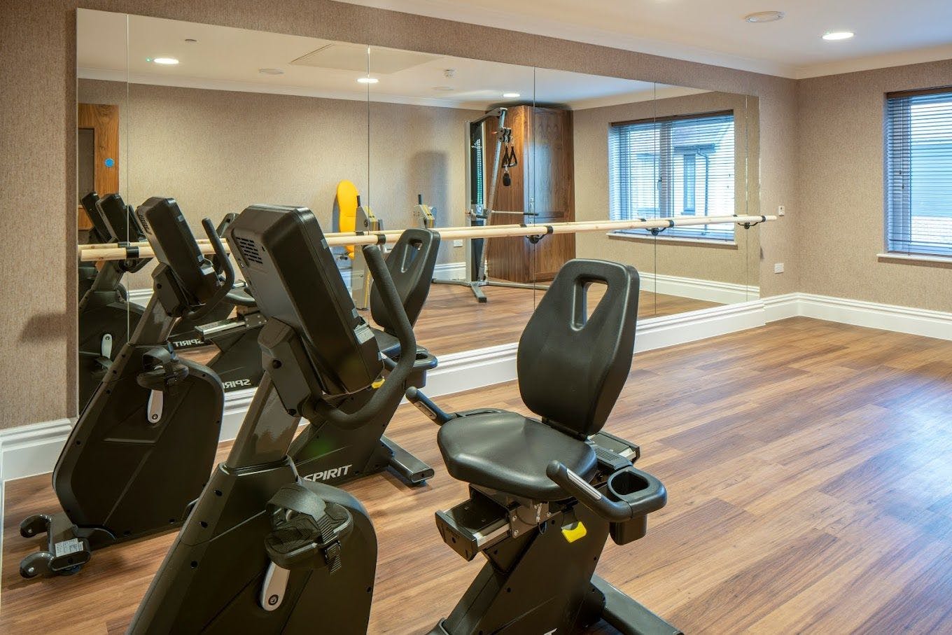 Gym at Cavell Park Care Home in Maidstone, Kent