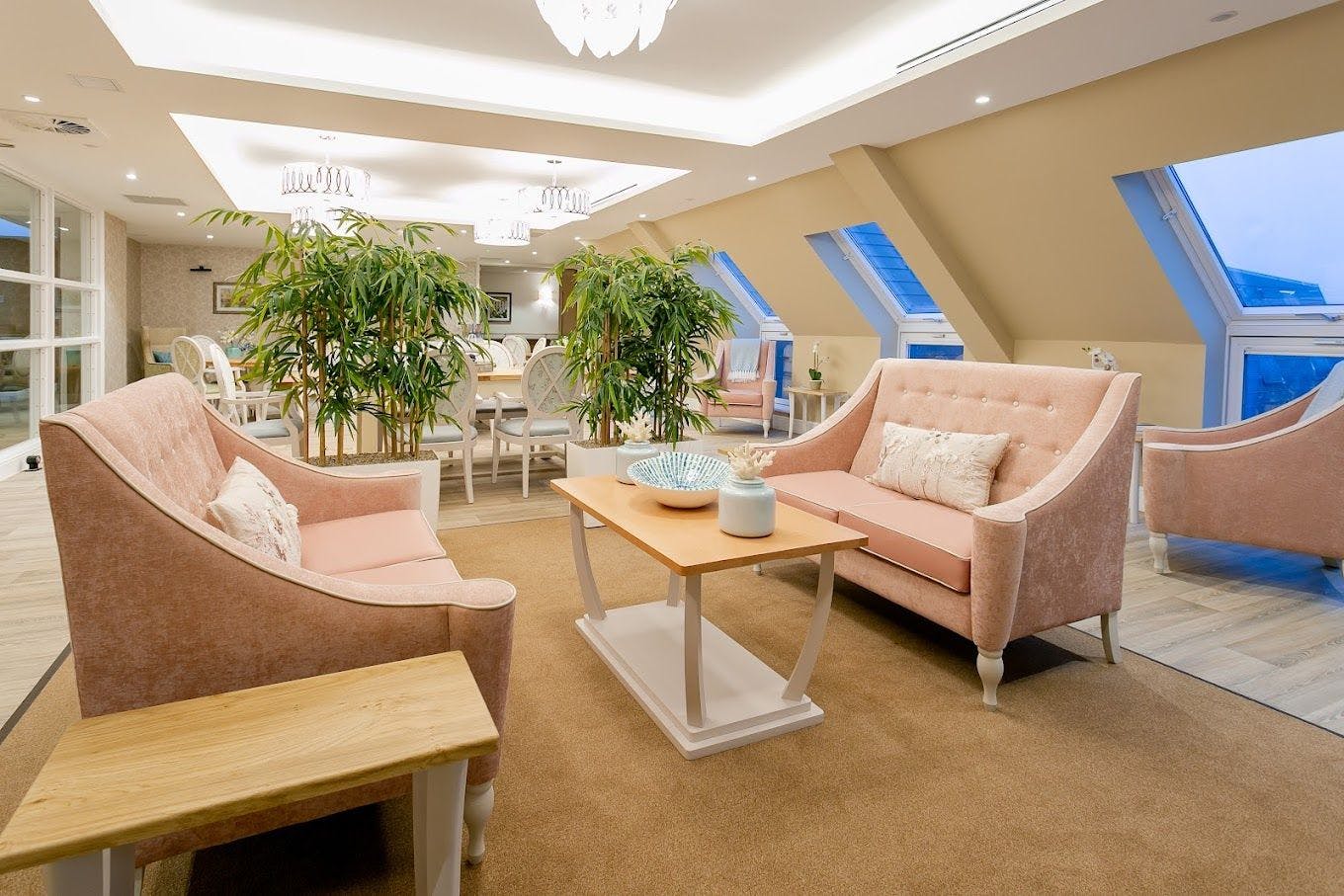 Lounge Lounge at Chapter House Care Home in Beverley, East Riding of Yorkshire