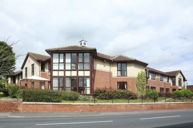 Exterior of Church View care home in Seaham, County Durham