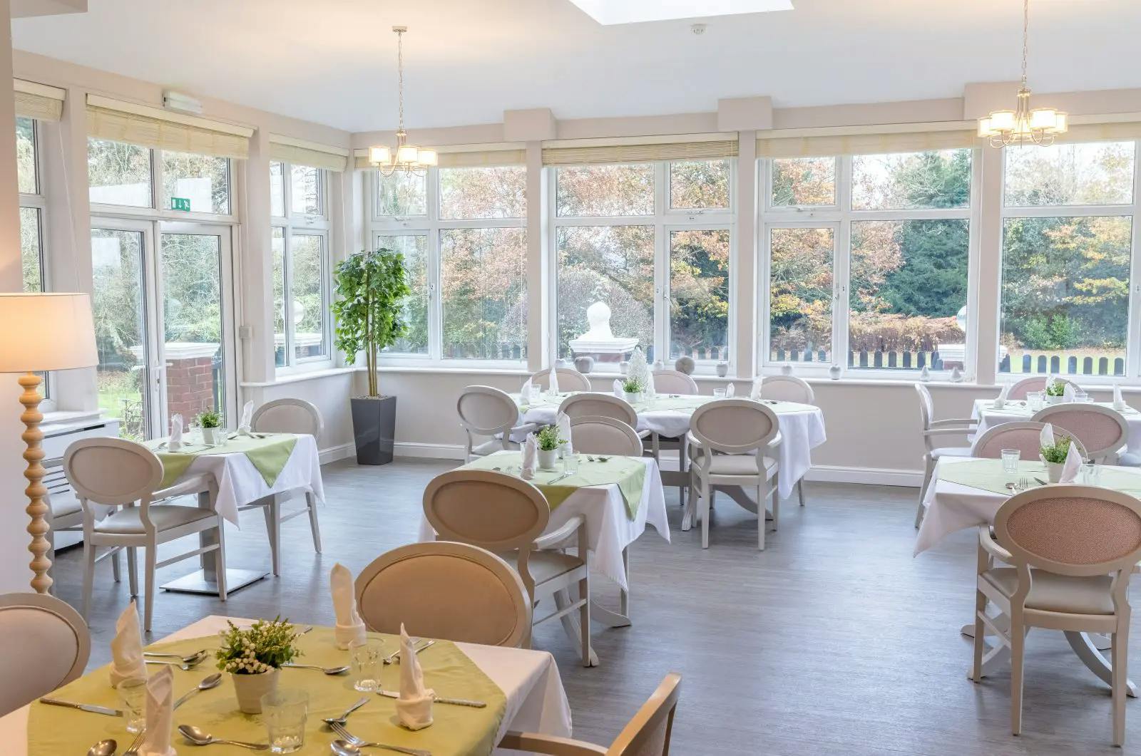Dining Room at Coppice Lea Care Home in Redhill, Surrey 
