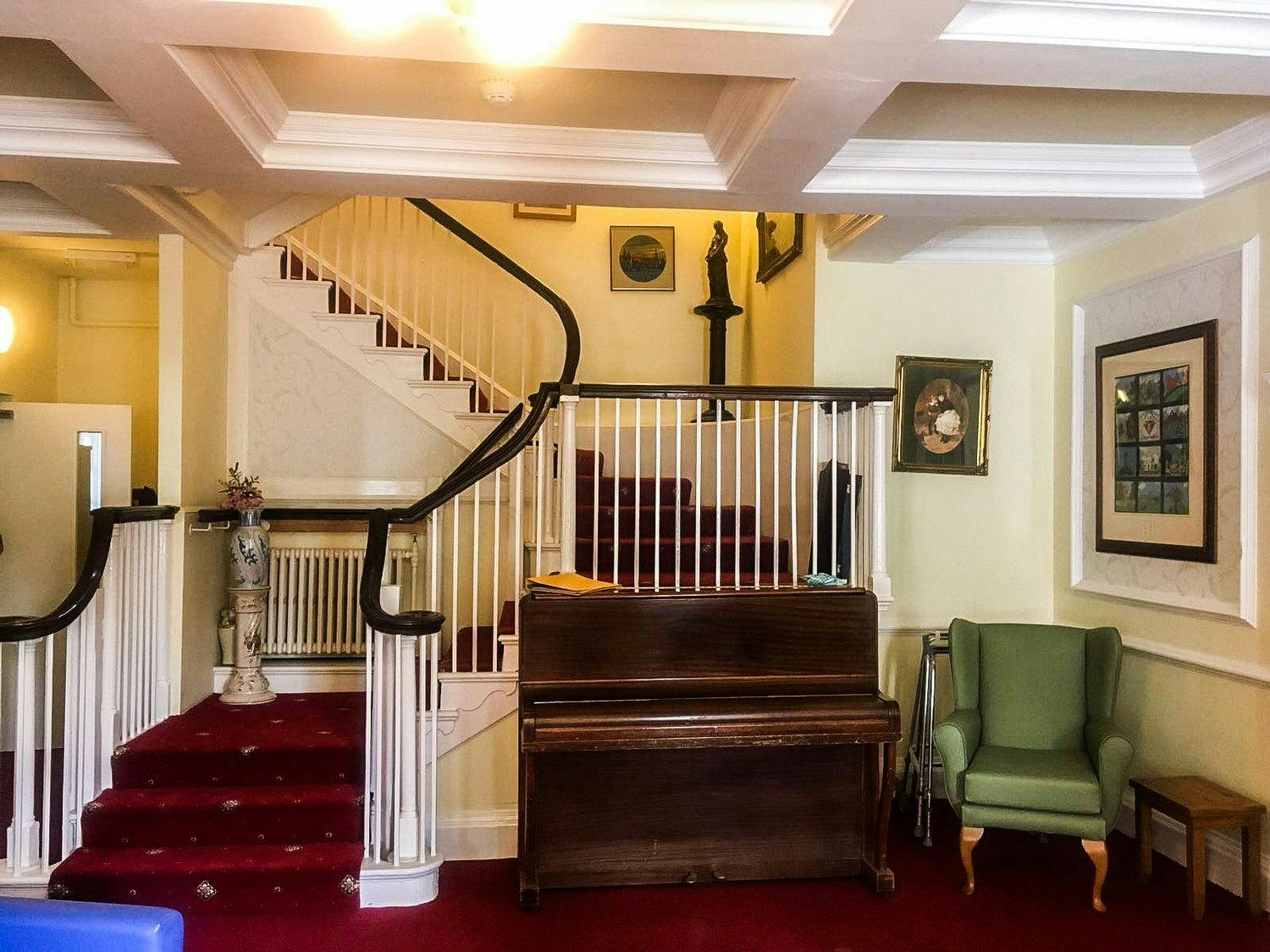 Entrance Hall of Croston Park care home in Croston, Leyland