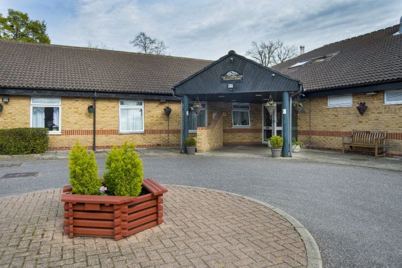 Exterior of Cumberland care home in Mitcham, Greater London