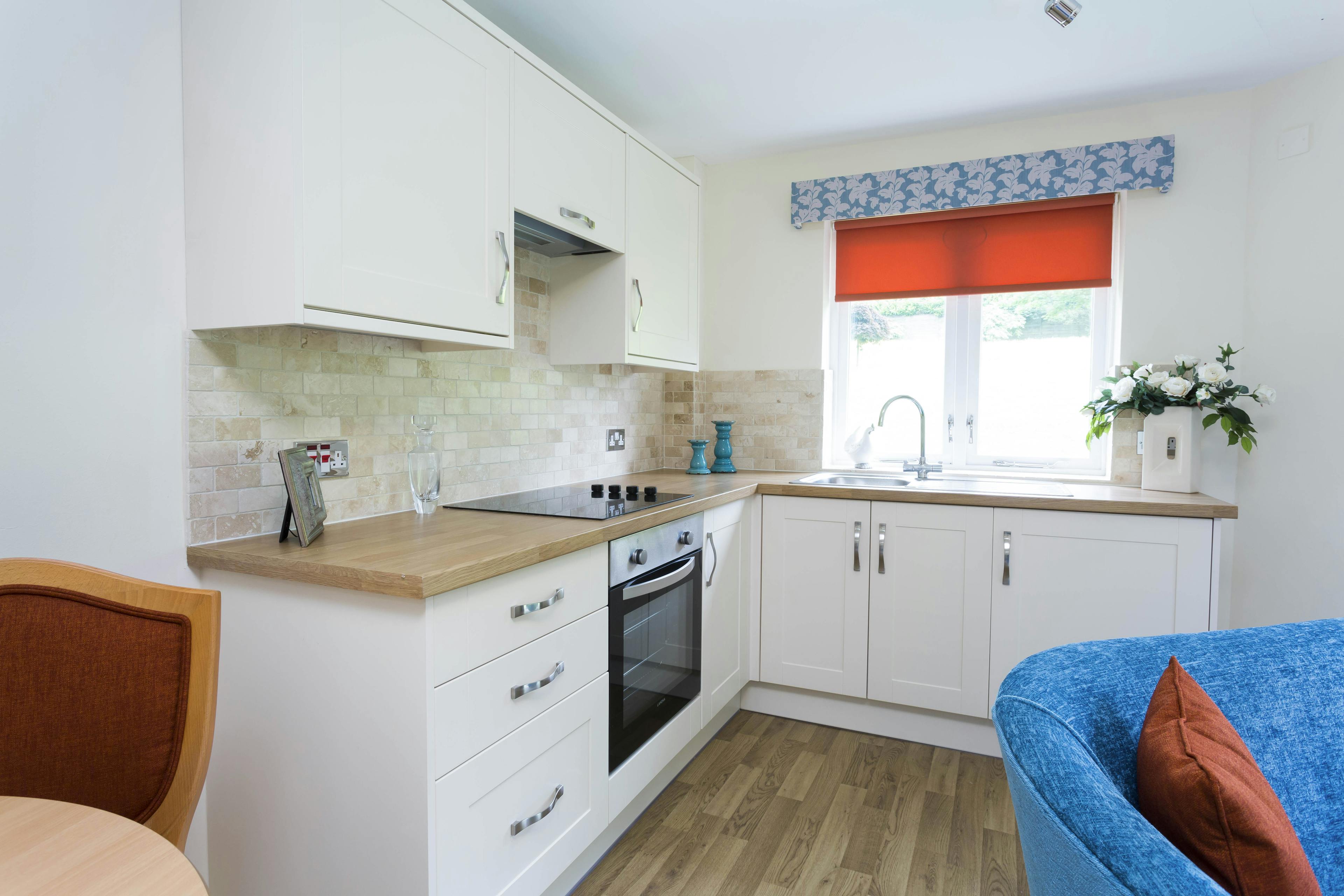 Kitchen at Prestbury Beaumont Care Home in Macclesfield, Cheshire