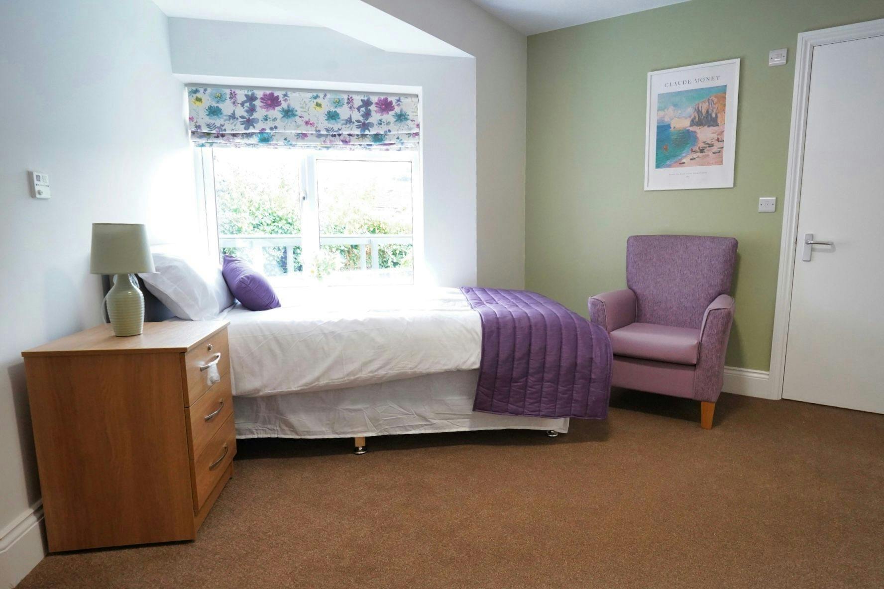 Bedroom at Ambleside Care Home in Bexhill, Rother