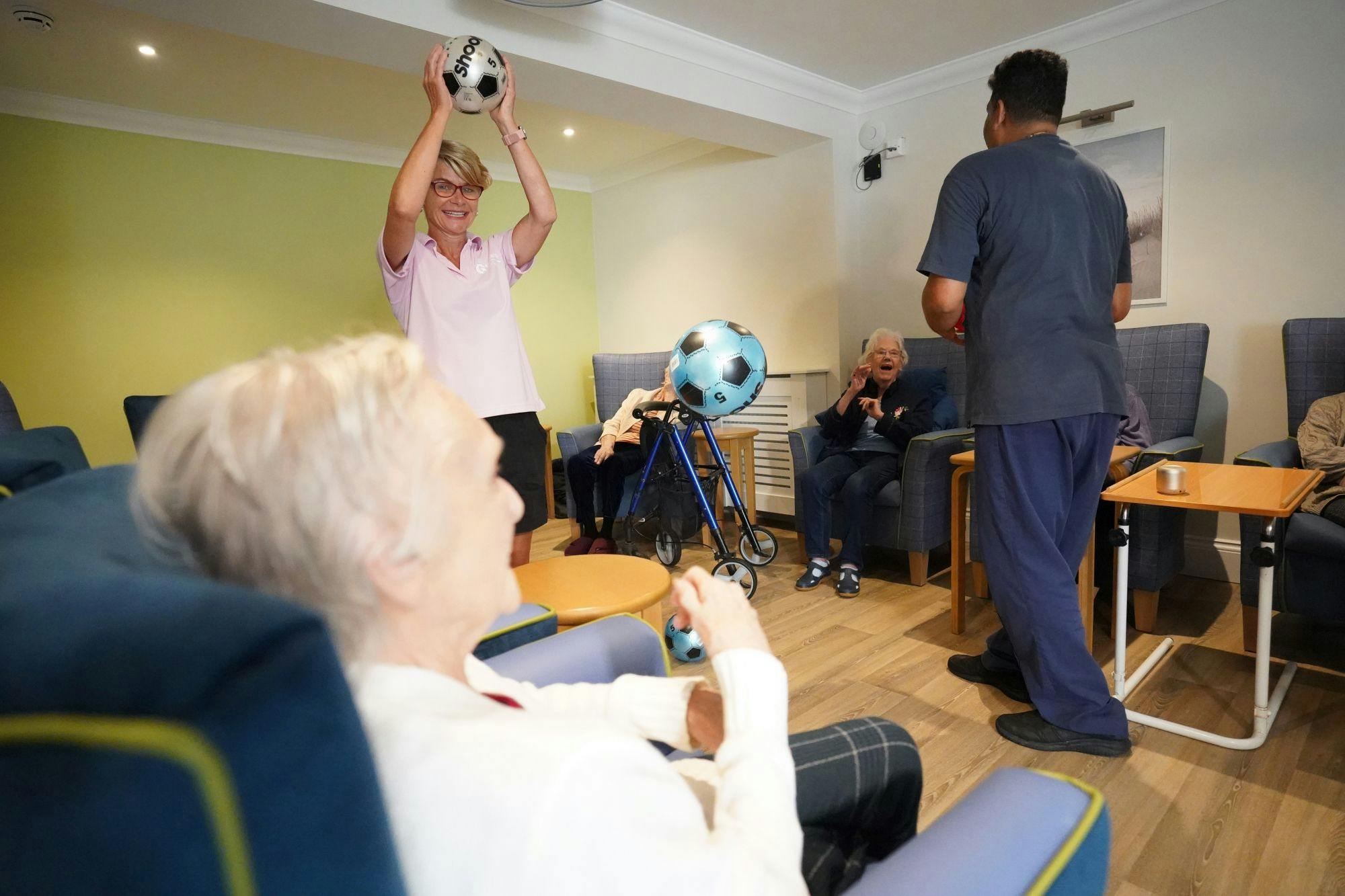 Residents at Ambleside Care Home in Bexhill, Rother