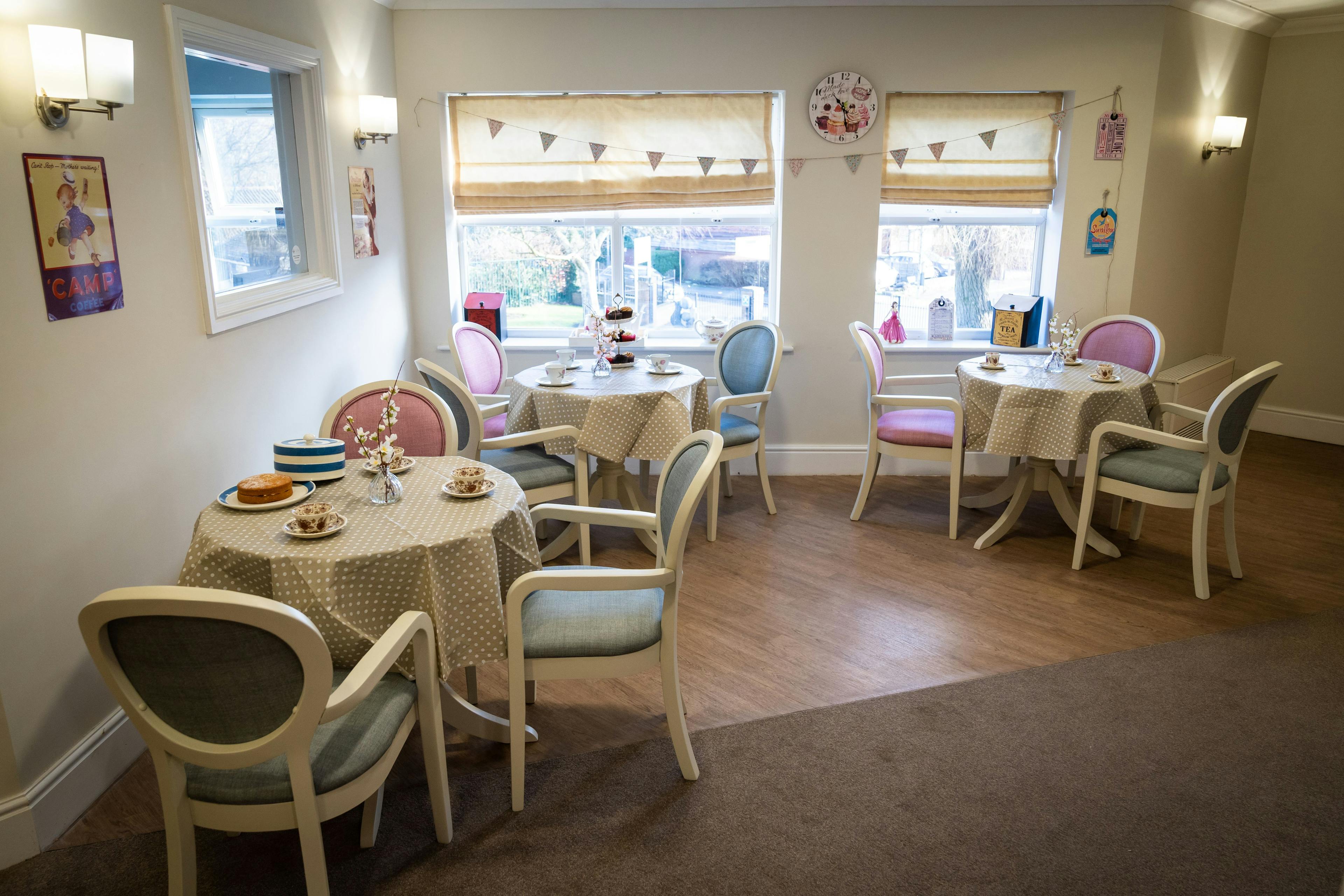 Dining Area at East Park Court Care Home in Bilston, Wolverhampton